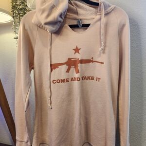 Grunt Style Tan Hoodie with Graphic Print
